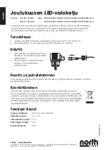 Preview for 4 page of North Light WX-24VLED44-120WW-10-2 Instruction Manual