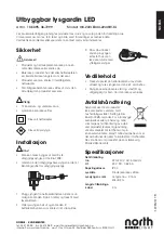 Preview for 3 page of North Light WX-24VLED44-224WW-8-1 Manual