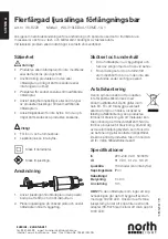 Предварительный просмотр 2 страницы North Light WX-31VLED44-150MC-10-1 Instructions For Use