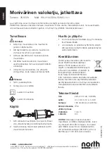 Предварительный просмотр 4 страницы North Light WX-31VLED44-150MC-10-1 Instructions For Use