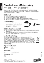 Preview for 2 page of North Light WX-31VLED44-40WW-10-2 Instructions For Use