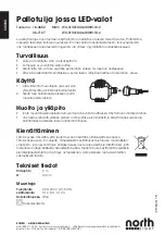 Preview for 4 page of North Light WX-31VLED44-40WW-10-2 Instructions For Use