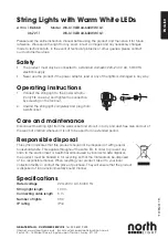 Предварительный просмотр 1 страницы North Light WX-31VLED44-630WW-10-1 Manual