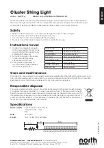 Предварительный просмотр 1 страницы North Light WX-31VLED44-C-750WW-10-1 Manual