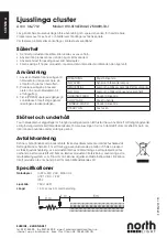 Предварительный просмотр 2 страницы North Light WX-31VLED44-C-750WW-10-1 Manual