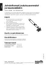 Предварительный просмотр 4 страницы North Light WX-LED20-7WW-1 Instruction Manual