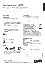 Предварительный просмотр 3 страницы North Light WX-P-31VLED44-200WW-1 Instructions