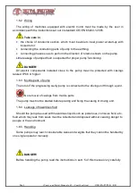 Preview for 4 page of North Ridge Pumps NOVA ROTORS MN Series Functioning And Maintenance Manual