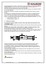 Preview for 13 page of North Ridge Pumps NOVA ROTORS MN Series Functioning And Maintenance Manual