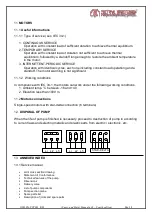 Preview for 39 page of North Ridge Pumps NOVA ROTORS MN Series Functioning And Maintenance Manual