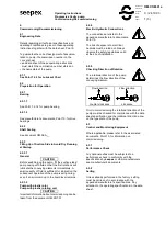 Предварительный просмотр 11 страницы North Ridge Pumps seepex BN Series Operating And Maintenance Instructions Manual