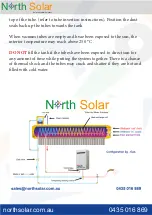 Preview for 7 page of North Solar NS-200WB Operating Manual