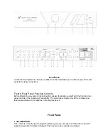 Preview for 6 page of North Star Design Linestage Operating Manual