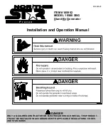 North Star 10500 SBG Installation And Operation Manual preview