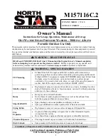 Предварительный просмотр 1 страницы North Star 157116 Owner'S Manual