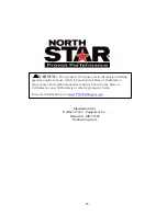 Предварительный просмотр 76 страницы North Star 157116 Owner'S Manual