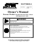 North Star 1573001 Owner'S Manual preview