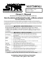 North Star M157309M.1 Owner'S Manual preview