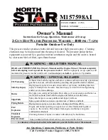 North Star M157598AI Owner'S Manual preview