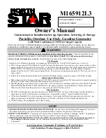 North Star M165912I.3 Owner'S Manual preview