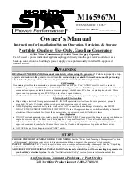 North Star M165967M Owner'S Manual preview