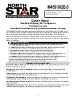 Preview for 1 page of North Star M459382B.6 Owner'S Manual