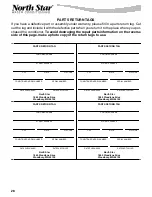 Preview for 28 page of North Star NSC25ED Installation, Operation, Maintenance & Repair Parts