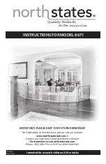 Preview for 1 page of NORTH STATES 8671 Instructions Manual