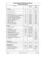 Предварительный просмотр 16 страницы North Wing Sport X2 582 Maintenance Manual