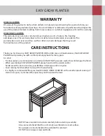 Northbeam EASY GROW PLANTER Manual preview