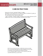 Northbeam MPG-GDB01 Care Instructions preview
