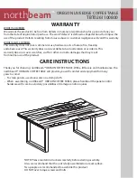 Preview for 1 page of Northbeam OREGON LIVE EDGE TBT0261100800 Manual