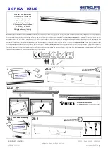 Предварительный просмотр 1 страницы NORTHCLIFFE LSW LED Series Installation Instruction