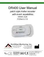 Preview for 1 page of NorthEast Monitoring DR400 User Manual