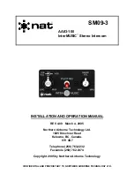 Preview for 3 page of Northern Airborne Technology InterMUSIC AA83-100 Installation And Operation Manual