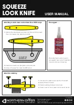 Preview for 2 page of Northern Diver SRE SQUEEZE LOCK KNIFE User Manual