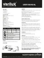 Northern Diver Varilux Travel II User Manual предпросмотр