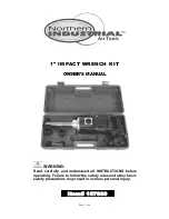 Preview for 1 page of Northern Industrial Tools 157830 Owner'S Manual