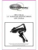 Preview for 1 page of Northern Industrial Tools 1981202 User Manual