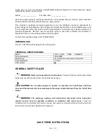 Preview for 2 page of Northern Industrial Tools 338070 Owner'S Manual