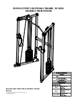 Northern Lights Fitness IRFT150 Assembly Instructions Manual preview