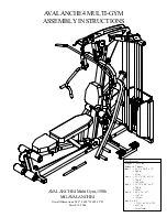 Northern Lights AVALANCHE4 MULTI-GYM Assembly Instructions Manual предпросмотр