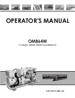 Предварительный просмотр 1 страницы Northern Lights M864W Operator'S Manual