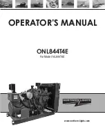 Предварительный просмотр 1 страницы Northern Lights NL844T4E Operator'S Manual