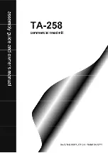 Northern Lights TA-258 Assembly Manual And Owner'S Manual preview