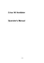 Northern Meditec Crius V6 Operator'S Manual предпросмотр