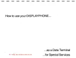 Preview for 13 page of Northern Telecom DisplayPhone User Manual