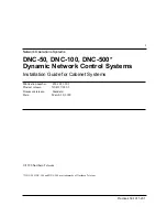 Предварительный просмотр 3 страницы Northern Telecom DNC-100 Installation Manual