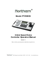 Northern PTZKBD3 User Manual preview