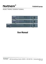 Northern TVIDVR16 User Manual предпросмотр